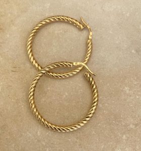 עגילי ג'יפסי ברייד גדולים