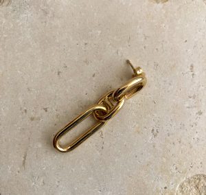 עגילי קלרה- עגיל זהב בודד 14 קראט