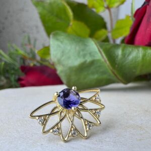 עגיל תבל כחול